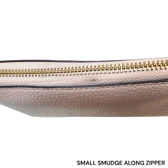 Michael Kors Jet Set Travel Large Continental Zippered Wallet, Beige, Leather - Picture 6 of 7